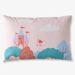 Parure Housse De Couette + Taie D'oreiller Enfant ABC PRINCESSE Mauve - Vertbaudet -Vertbaudet shop parure housse de couette taie doreiller enfant abc princesse 4