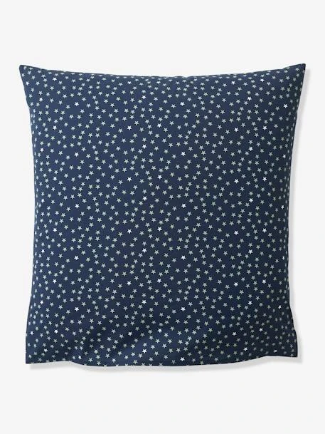 Parure Housse De Couette + Taie D'oreiller Enfant DREAM BIG Kaki / étoiles Marine - Vertbaudet 4 Parure Housse De Couette + Taie D'oreiller Enfant DREAM BIG Kaki / étoiles Marine - Vertbaudet – Image 4