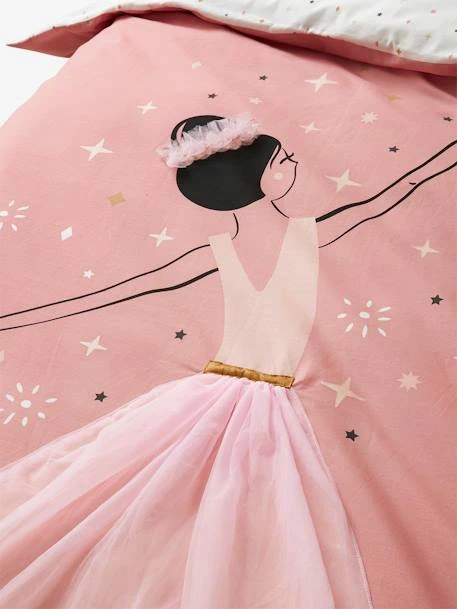 Parure Housse De Couette + Taie D'oreiller Enfant ENTRECHAT Rose - Vertbaudet 6 Parure Housse De Couette + Taie D'oreiller Enfant ENTRECHAT Rose - Vertbaudet – Image 6