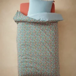 Parure Housse De Couette + Taie D'oreiller Enfant GIPSY ROULOTTE Bleu - Vertbaudet -Vertbaudet shop parure housse de couette taie doreiller enfant gipsy roulotte 4