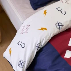 Parure Housse De Couette + Taie D'oreiller Enfant Harry Potter® Bleu Fonce Imprime - Harry Potter 9 Parure Housse De Couette + Taie D'oreiller Enfant Harry Potter® Bleu Fonce Imprime - Harry Potter -Vertbaudet shop parure housse de couette taie doreiller enfant harry potter 3