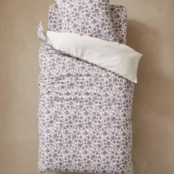 Parure Housse De Couette + Taie D'oreiller Enfant NORTH FOLK Oeko-Tex® Blanc Imprimé - Vertbaudet -Vertbaudet shop parure housse de couette taie doreiller enfant north folk oeko tex 2