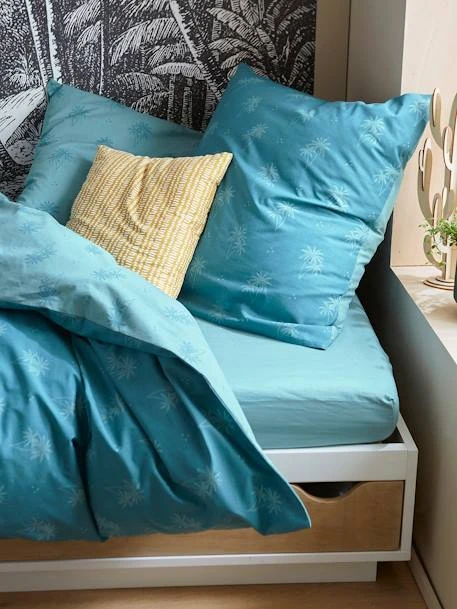 Parure Housse De Couette + Taie D'oreiller Enfant PALMIERS Terracotta - Vertbaudet 6 Parure Housse De Couette + Taie D'oreiller Enfant PALMIERS Terracotta - Vertbaudet – Image 6