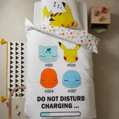Parure Housse De Couette + Taie D'oreiller Enfant Pokemon® Blanc Aop - Pokemon 8 Parure Housse De Couette + Taie D'oreiller Enfant Pokemon® Blanc Aop - Pokemon -Vertbaudet shop parure housse de couette taie doreiller enfant pokemon 2