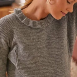 Pull Col Froufrou Grossesse Et Allaitement Gris - Vertbaudet 11 Pull Col Froufrou Grossesse Et Allaitement Gris - Vertbaudet -Vertbaudet shop pull col froufrou grossesse et allaitement 5