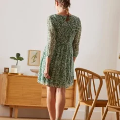 Robe En Crêpe Imprimé Grossesse Et Allaitement Kaki Aop - Vertbaudet 10 Robe En Crêpe Imprimé Grossesse Et Allaitement Kaki Aop - Vertbaudet -Vertbaudet shop robe en crepe imprime grossesse et allaitement 4