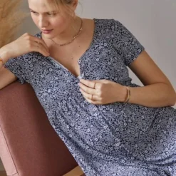 Robe Fluide évolutive Grossesse Et D'allaitement Terracotta - Vertbaudet -Vertbaudet shop robe fluide evolutive grossesse et dallaitement 2