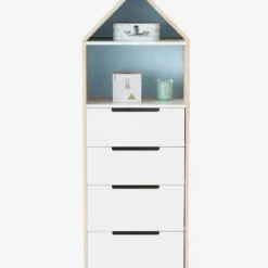 Semainier Fond Réversible Bleu Ou Rose LIGNE TIPILI Bleu Clair - Vertbaudet -Vertbaudet shop semainier fond reversible bleu ou rose ligne tipili 2