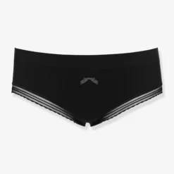 Slip Taille Basse Milk CACHE COEUR Noir - Cache Coeur -Vertbaudet shop slip taille basse milk cache coeur 4