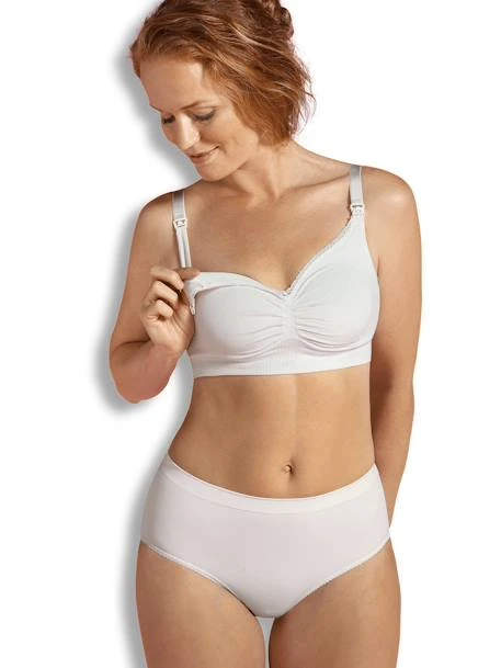 Soutien-gorge Biologique Grossesse Et Allaitement Sans Coutures CARRIWELL Naturel - Carriwell 1 Soutien-gorge Biologique Grossesse Et Allaitement Sans Coutures CARRIWELL Naturel - Carriwell