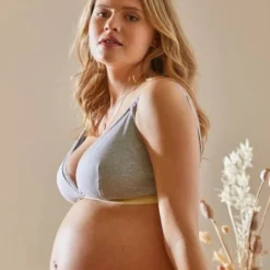 Soutien-gorge De Grossesse Et D'allaitement Forme Triangle Gris Chiné - Vertbaudet -Vertbaudet shop soutien gorge de grossesse et dallaitement forme triangle 5