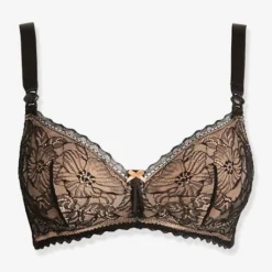 Soutien-gorge De Grossesse Et D’allaitement Iris CACHE CŒUR Sans Armatures Noir - Cache Coeur -Vertbaudet shop soutien gorge de grossesse et dallaitement iris cache coeur sans armatures 5