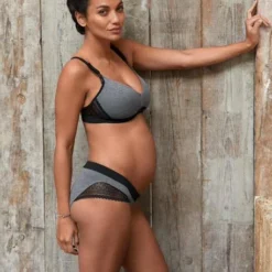 Soutien-gorge De Grossesse Et D’allaitement Serena CACHE CŒUR Sans Armatures Noir - Cache Coeur