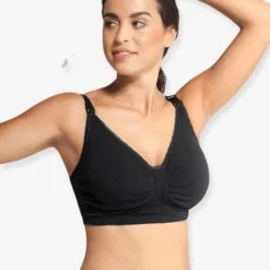 Soutien-gorge Rembourré Grossesse Et Allaitement Sans Coutures Carri-gel® CARRIWELL Noir - Carriwell