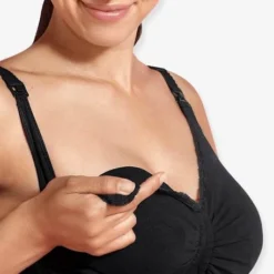 Soutien-gorge Rembourré Grossesse Et Allaitement Sans Coutures Carri-gel® CARRIWELL Noir - Carriwell -Vertbaudet shop soutien gorge rembourre grossesse et allaitement sans coutures carri gel carriwell 3