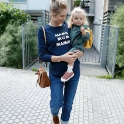 Sweat Molleton à Message Grossesse Et Allaitement Encre - Vertbaudet -Vertbaudet shop sweat molleton a message grossesse et allaitement 2