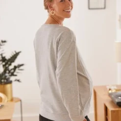 Sweat Molleton à Message Grossesse Et Allaitement Gris Chiné - Vertbaudet 9 Sweat Molleton à Message Grossesse Et Allaitement Gris Chiné - Vertbaudet -Vertbaudet shop sweat molleton a message grossesse et allaitement 21