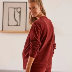 Sweat Velours Côtelé Grossesse Et Allaitement Rouille - Vertbaudet 10 Sweat Velours Côtelé Grossesse Et Allaitement Rouille - Vertbaudet -Vertbaudet shop sweat velours cotele grossesse et allaitement 4