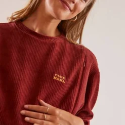 Sweat Velours Côtelé Grossesse Et Allaitement Rouille - Vertbaudet 11 Sweat Velours Côtelé Grossesse Et Allaitement Rouille - Vertbaudet -Vertbaudet shop sweat velours cotele grossesse et allaitement 5