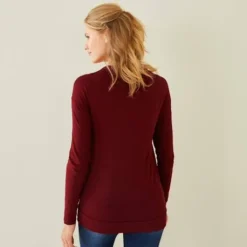 T-shirt Croisé Grossesse Et Allaitement Bordeaux - Vertbaudet 8 T-shirt Croisé Grossesse Et Allaitement Bordeaux - Vertbaudet -Vertbaudet shop t shirt croise grossesse et allaitement 2