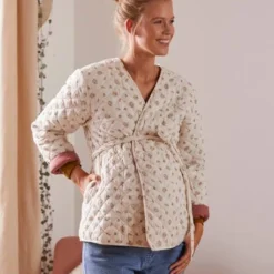Veste Matelassée Gaze De Coton Grossesse Et Allaitement Rose Imprimé - Vertbaudet 11 Veste Matelassée Gaze De Coton Grossesse Et Allaitement Rose Imprimé - Vertbaudet -Vertbaudet shop veste matelassee gaze de coton grossesse et allaitement 5
